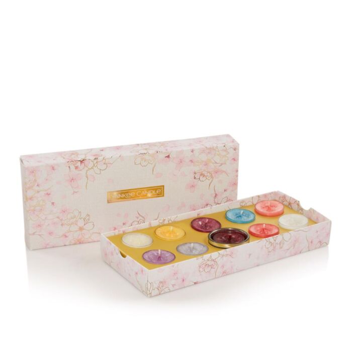 Yankee Candle 10 Tealight & Holder Sakura Collection Gift Set